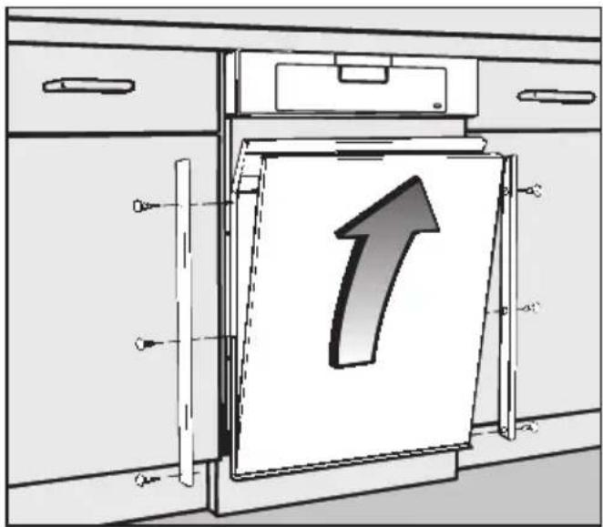 MIELE GDU 45601 - Adaptation du panneau de façade - 2