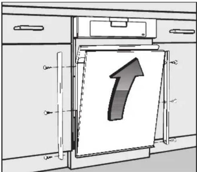 MIELE GDU 45601 - 5.Het aanpassen van het frontpaneel - 2