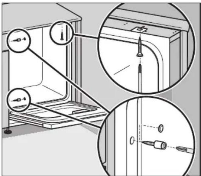 MIELE GDU 45601 - Einbau in einer Ecke - 1