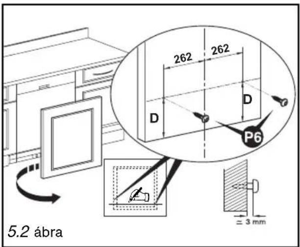5.2 ábra 262 262 D D P6 ≈ 3 mm