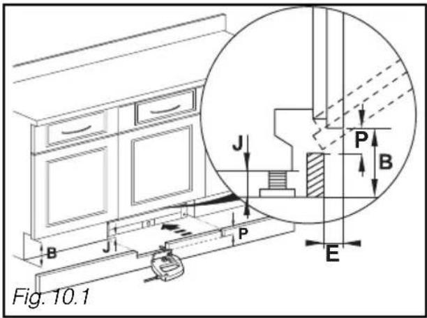 FAGOR LVF 77 IT - • MONTAGEM DO RODAPÉ - 1