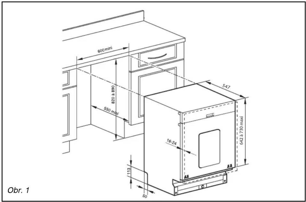 FAGOR LVF 77 IT - • ROZMERY VÝKLENKU - 1