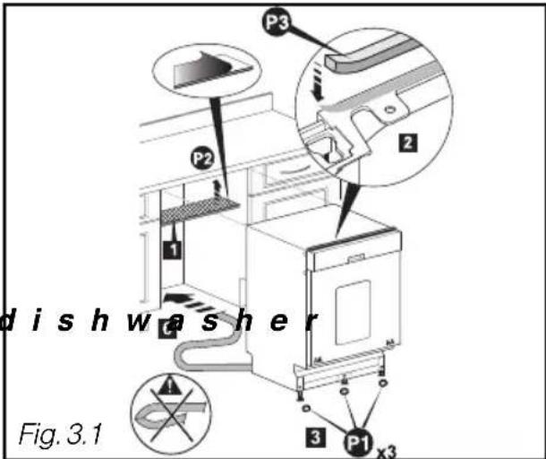 P3 P2 1 2 dish w a s her Fig. 3.1 3 P1 x3