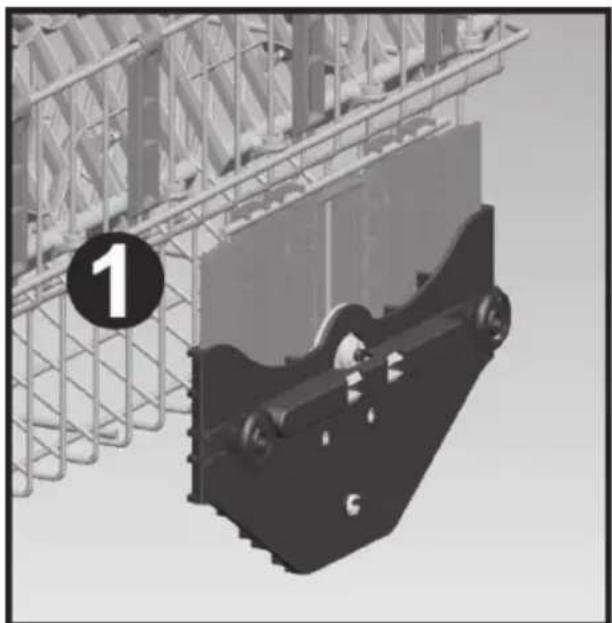 BORETTI BVW682 - Top basket height adjustment while it is full - 2