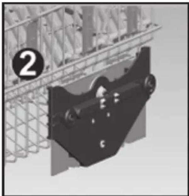 BORETTI BVW682 - Top basket height adjustment while it is full - 3