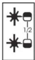 BORETTI BVW682 - % Halbe-Beladung-Tast - 1