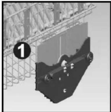 BORETTI BVW652 - Top basket height adjustment while it is full - 3