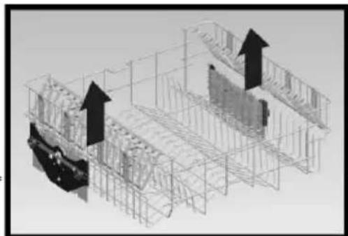 BORETTI BVW652 - Top basket height adjustment while it is full - 2