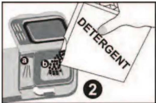 BORETTI BVW652 - Remplissage du compartment à détergent - 2