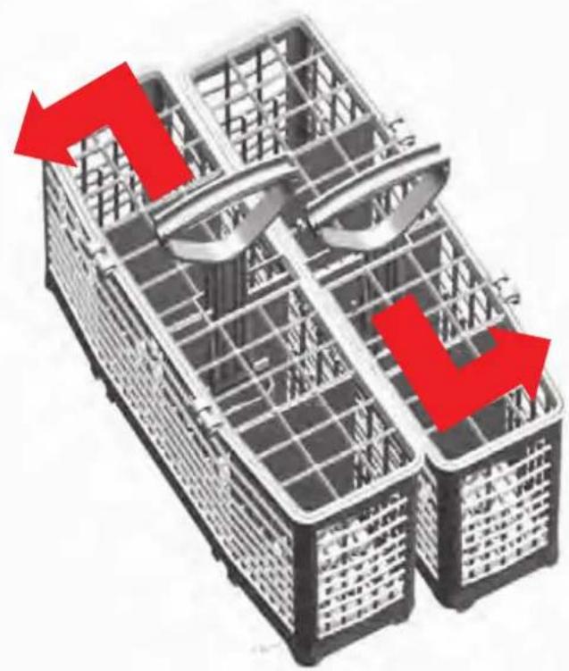 BORETTI BVW652 - Panier modulaire de fourchettes et de cuillères - 1