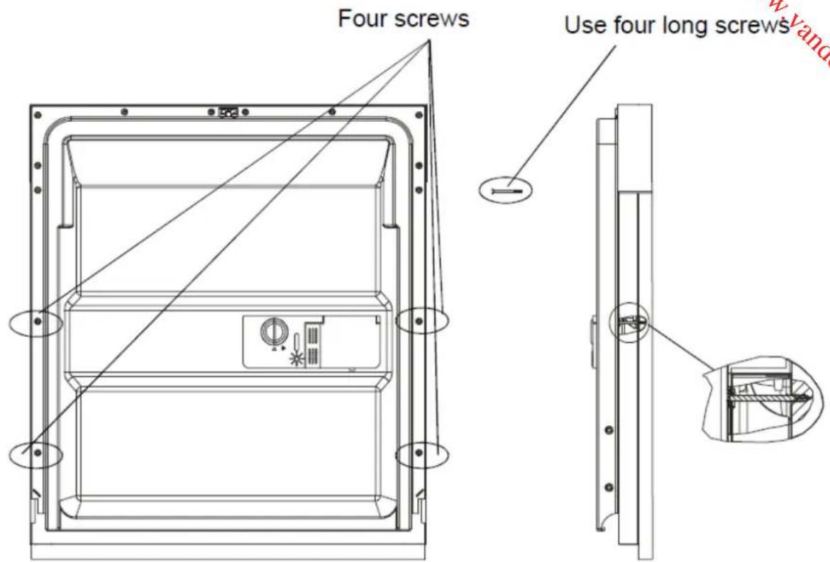 PROLINE PBI 47 FULL - Preparing and Assembling the Furniture Door (not supplied) - 3
