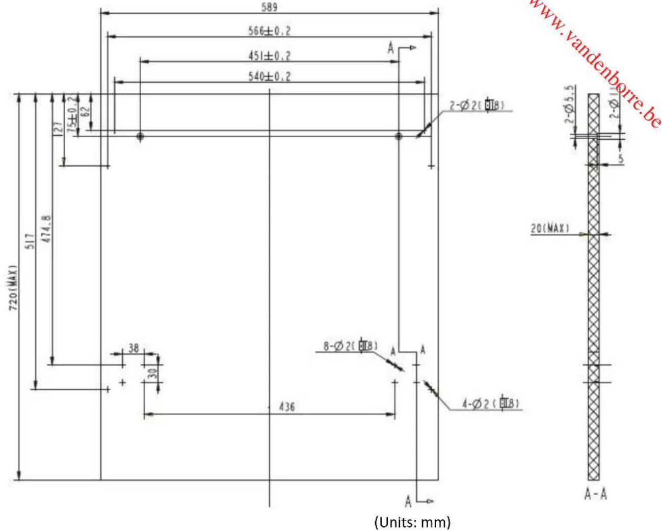 PROLINE PBI 47 FULL - Preparing and Assembling the Furniture Door (not supplied) - 1