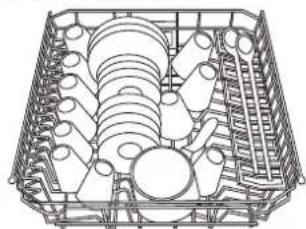 SCHOLTES LVX 1246 IX - Beschickungsbeispiele fur den Oberkorb - 2