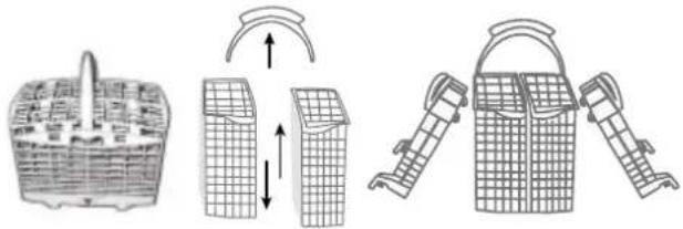 SCHOLTES LVX 1246 IX - Cutlery basket - 1