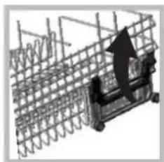 SCHOLTES LVX 1246 IX - Adjusting the height of the upper rack - 1