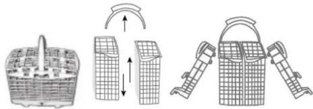 SCHOLTES LVX 1246 AN WH - Cestello delle posate - 1