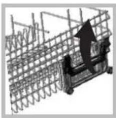 SCHOLTES LVX 1246 AN WH - Réglez la hauteur du panier supérieur - 2