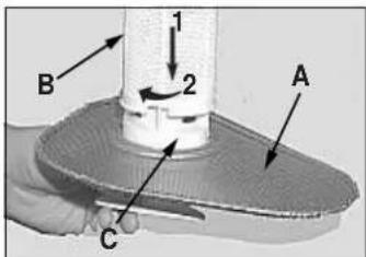 SCHOLTES LVX 1256 WH - The filter assembly - 1
