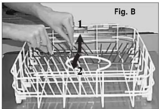 SCHOLTES LVTI 1252 - Comment utiliser le panier supérieur - 5