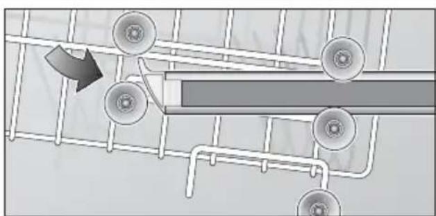 GAGGENAU GM 205111 - Oberkorb mit oberen und unteren Rollenpaaren - 2
