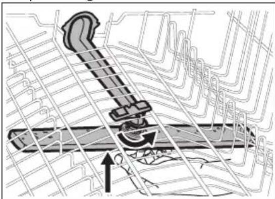 PROGRESS PVX1570 - De bovenste sproeiarm schoonmaken - 3