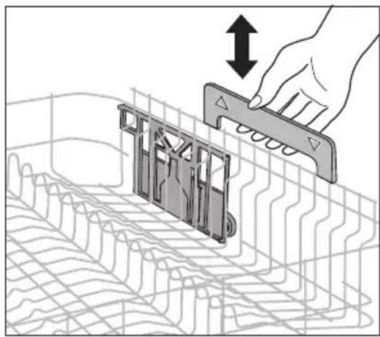 AEG-ELECTROLUX Favorit 45002 - Réglage de la hauteur du panier supérieur - 1
