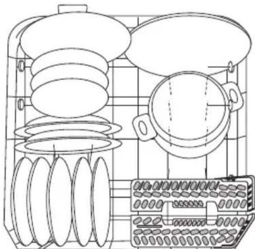 AEG-ELECTROLUX Favorit 85060 VI - Disposer de la vaisselle (casseroles, grandes assiettes) - 1
