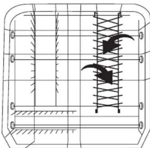 AEG-ELECTROLUX Favorit 85060 VI - Disposer de la vaisselle (casseroles, grandes assiettes) - 3