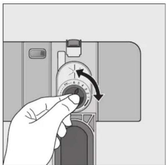 AEG-ELECTROLUX Favorit 85060 VI - Régler la dose de produit de rinçage - 1