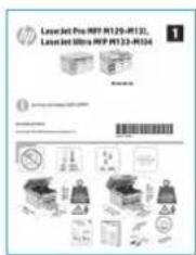 HP LaserJet Ultra MFP M133 - Kontrolpaneler med 2 linjer - 1