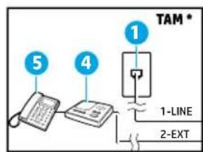 HP OfficeJet 6951 - Collegamento di dispositivi aggiantivi - 1