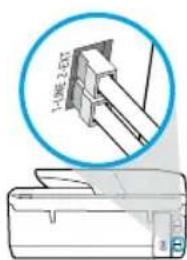 HP OfficeJet 6951 - Anschlieben zusätzlicher Geräte - 2