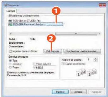 TOSHIBA EStudio 456SE - Opérations élémentaires d'impression - 1