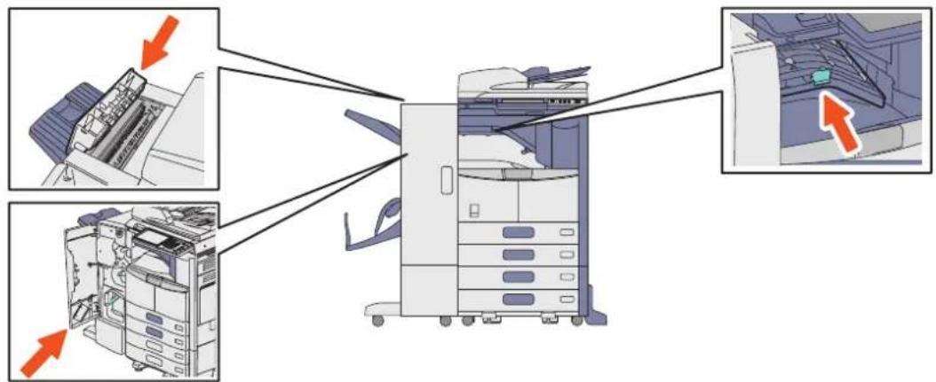 TOSHIBA EStudio 456SE - Couvercles du finisseur, de l'unité de perforation et du kit de liaison (tous en option). - 1