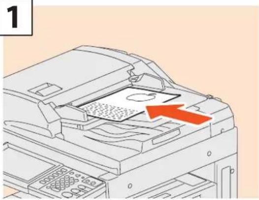 TOSHIBA EStudio 456SE - Chargeur retourneur automatique de documents (en option) - 1
