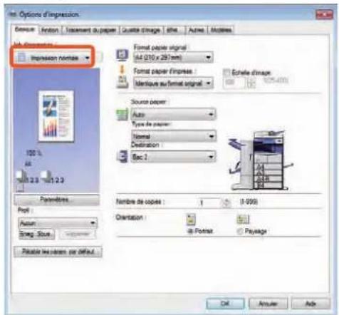 TOSHIBA EStudio 456SE - Impression des seules données autorisées définie sur le tableau de bord - 2