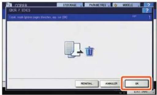 TOSHIBA EStudio 456SE - Ignorer les pages vierges lors de la copie ou du scan - 12