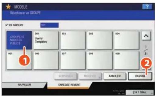 TOSHIBA EStudio 456SE - Enregistrement des paramètres de scan fréquemment utilisés dans des modèles - 3