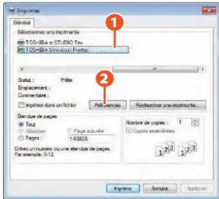 TOSHIBA EStudio 356SE - Opérations élémentaires d'impression - 1