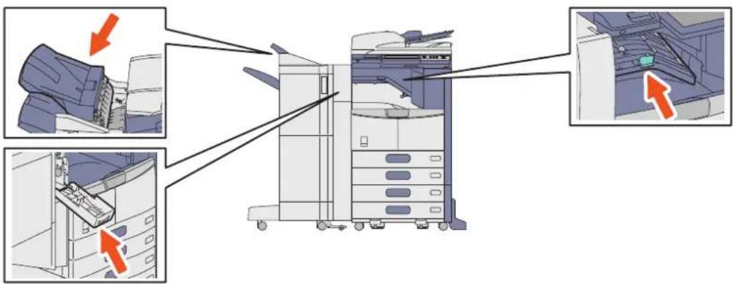 TOSHIBA EStudio 356SE - Couvercles du finisseur, de l'unité de perforation et du kit de liaison (tous en option). - 2