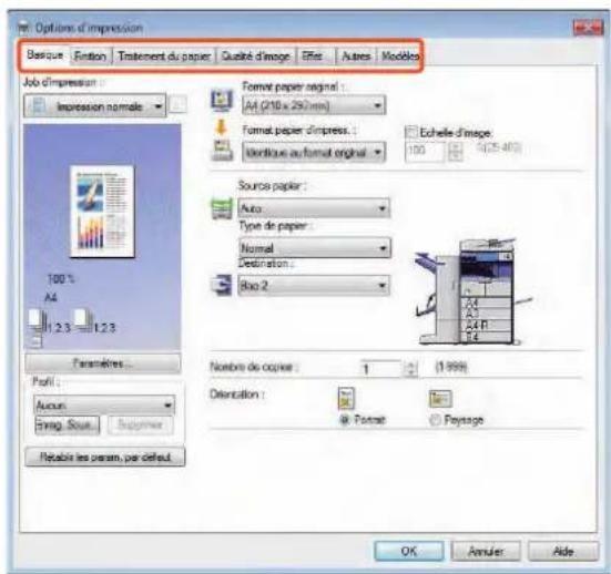 TOSHIBA EStudio 356SE - Configuration du pilote d'impression universel - 1