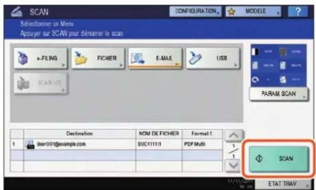 TOSHIBA EStudio 356SE - Attachment des données numériées à un e-mail - 3