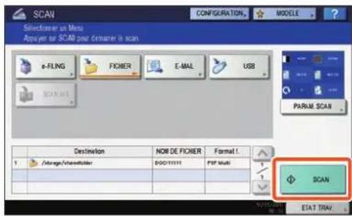 TOSHIBA EStudio 356SE - Enregistrement des données scannées dans un dossier partagé - 4