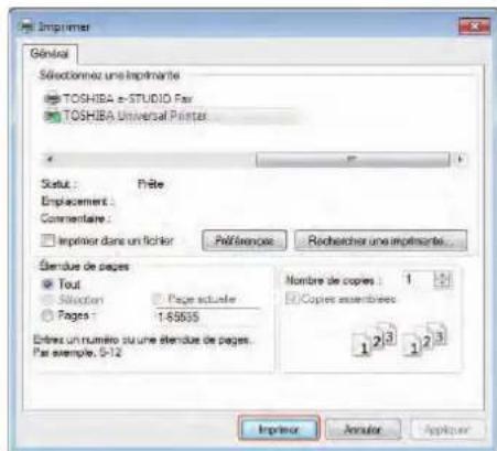 TOSHIBA EStudio 356SE - Opérations élémentaires d'impression - 3