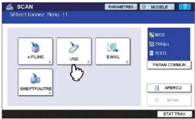 TOSHIBA EStudio 4520c - Scan vers USB - 2