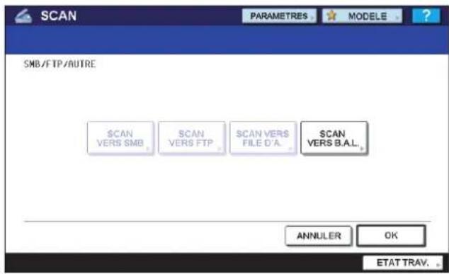 TOSHIBA EStudio 4520c - Restrictions s'appliquant à Scanner vers SMB/FTP/AUTRE - 1