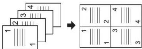 TOSHIBA EStudio 403S - Combiner plusieurs pages sur une seule feuille de papier (N-sur-1) - 3