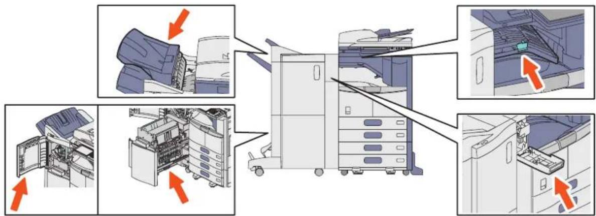 TOSHIBA EStudio 306SE - Couvercles du finisseur, de l'unité de perforation et du kit de liaison (tous en option). - 3