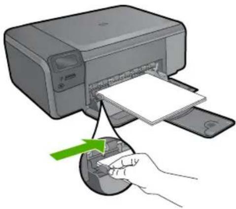 HP Photosmart C4640 - Per caricare carta di formato standard - 4