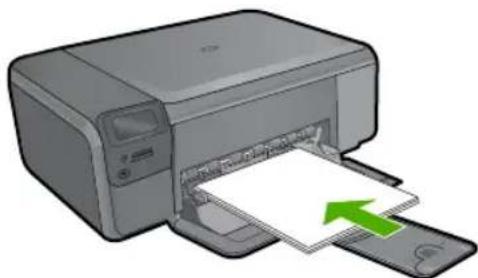HP Photosmart C4640 - Per caricare carta di formato standard - 3